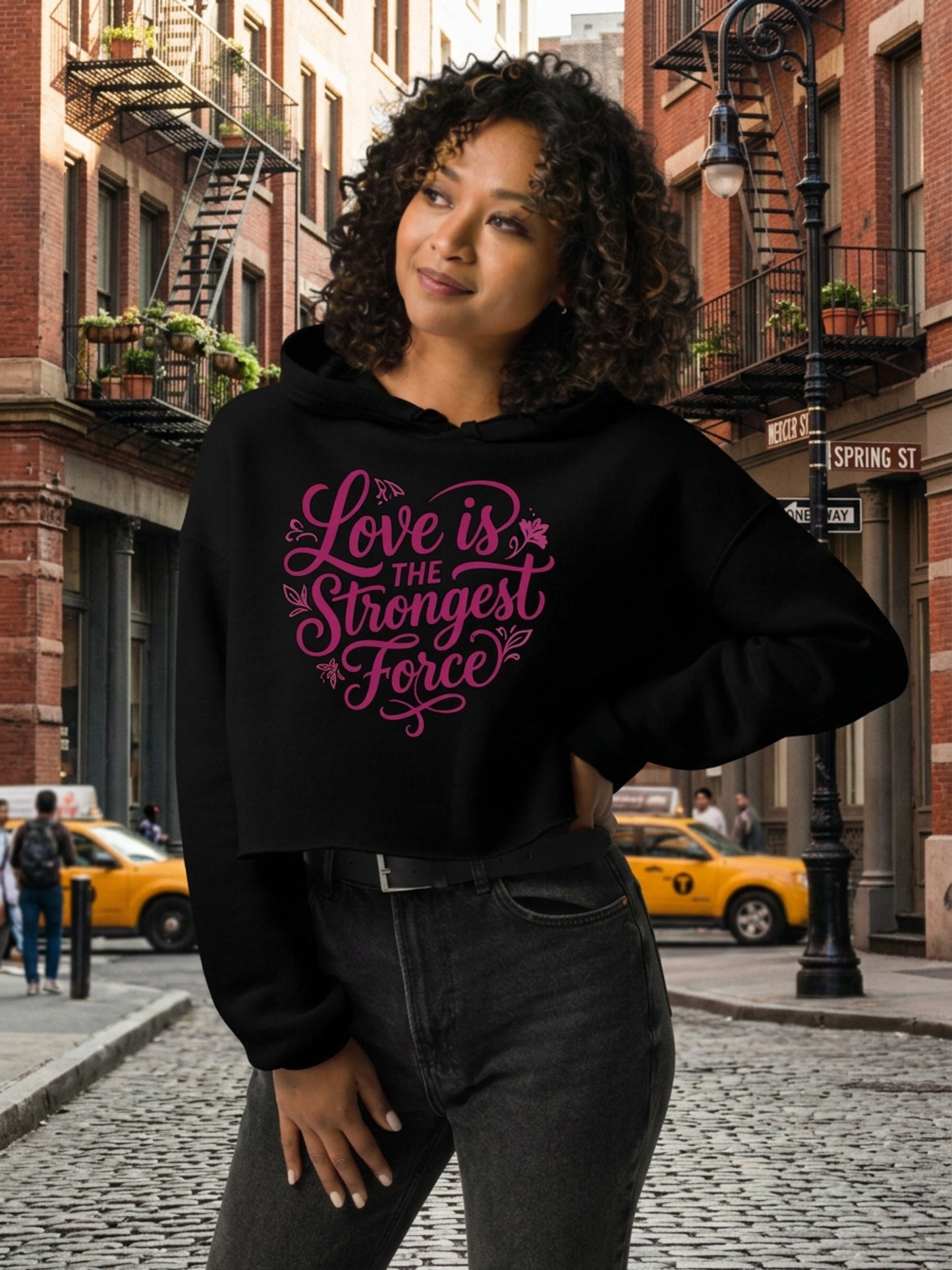 Love Is The Strongest Force – Women’s Premium Hoodie