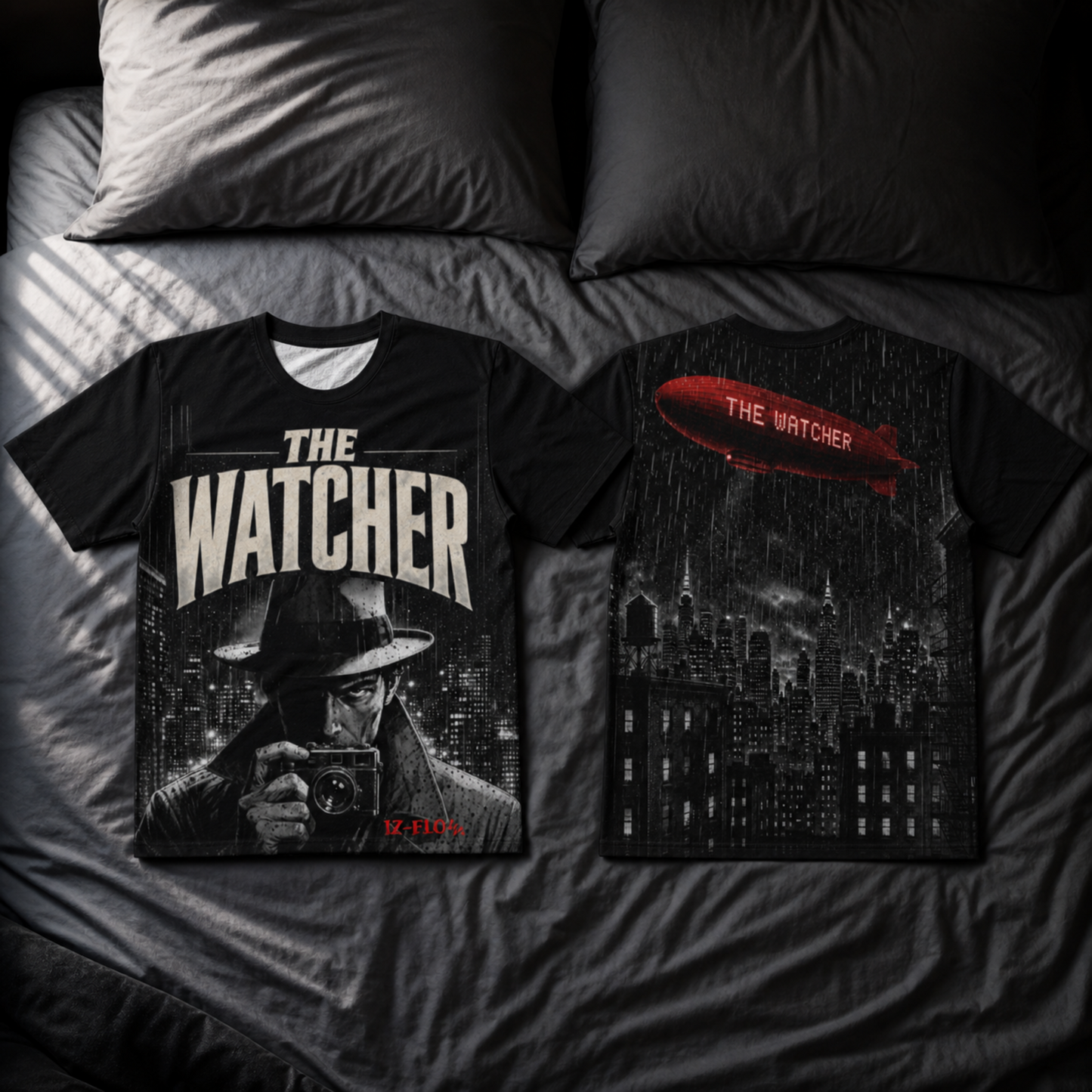 THE WATCHER All-Over Print T-Shirt | Noir Collection